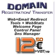 Basic Services included: domain registration/transfer, Welcome Page, DNS Manager, Web Server, Mail Server, Web Redirect, E-mail Forwarding, Control Panel, WebStats, Tools, Workgroup Manager, Technical support... click for more info...